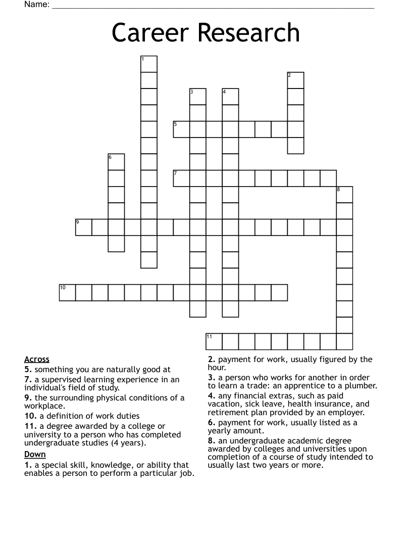 university researchers crossword clue