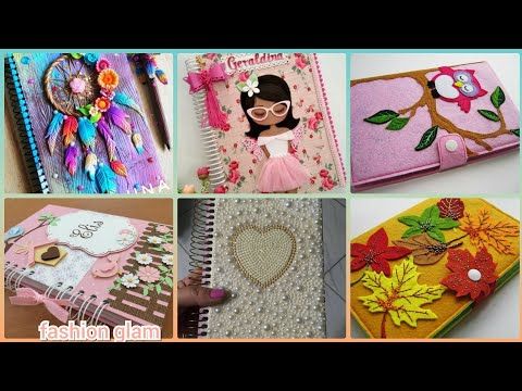 attractive handmade file cover decoration ideas