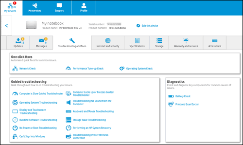 hp support assist download