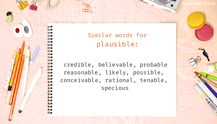 plausible synonym