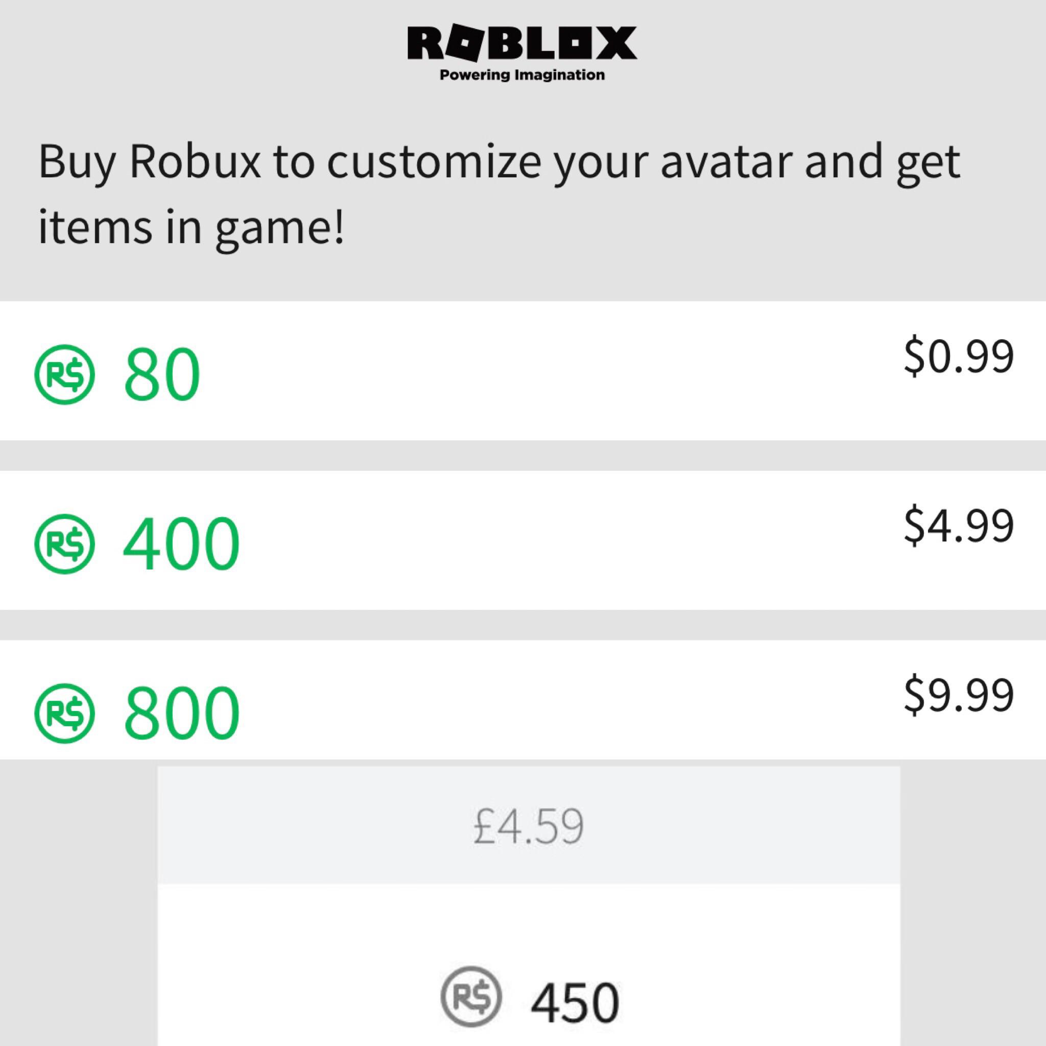 how much is 1000 robux in canadian dollars