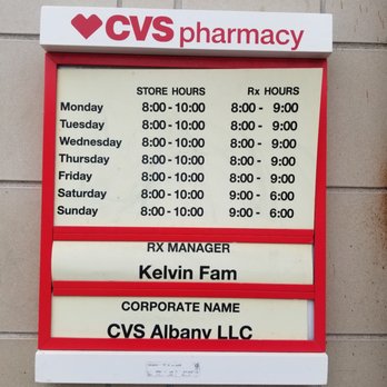 cvs pharmacy hours near me