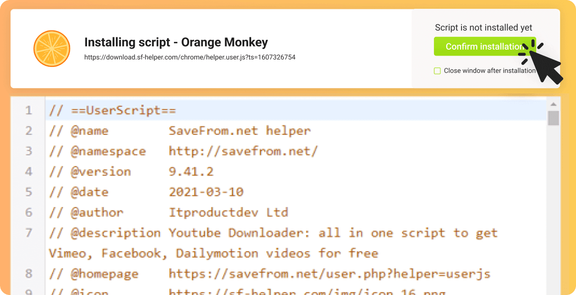 name savefrom net helper