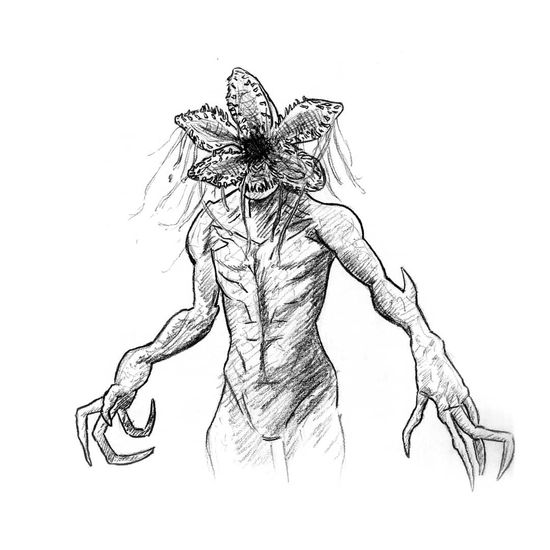 dibujos de demogorgon