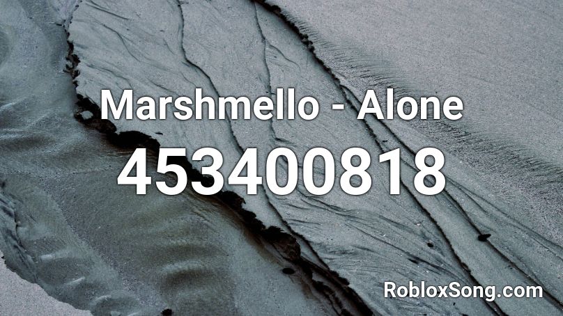 marshmello alone id roblox