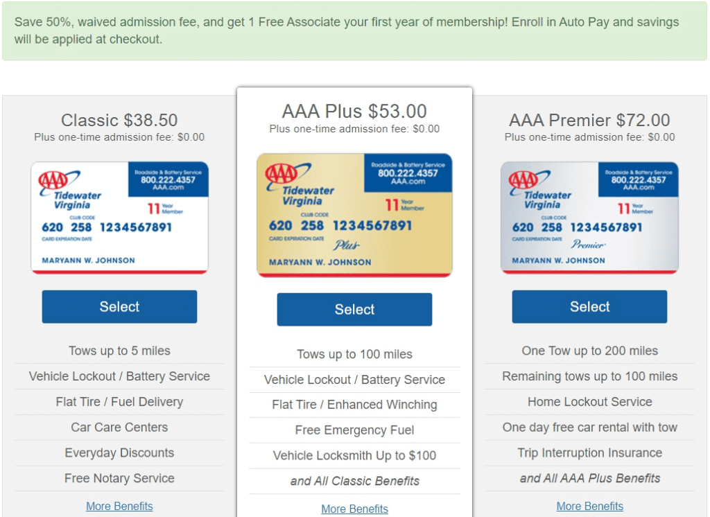 basic aaa towing distance