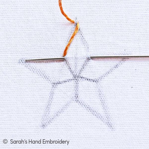 star embroidery