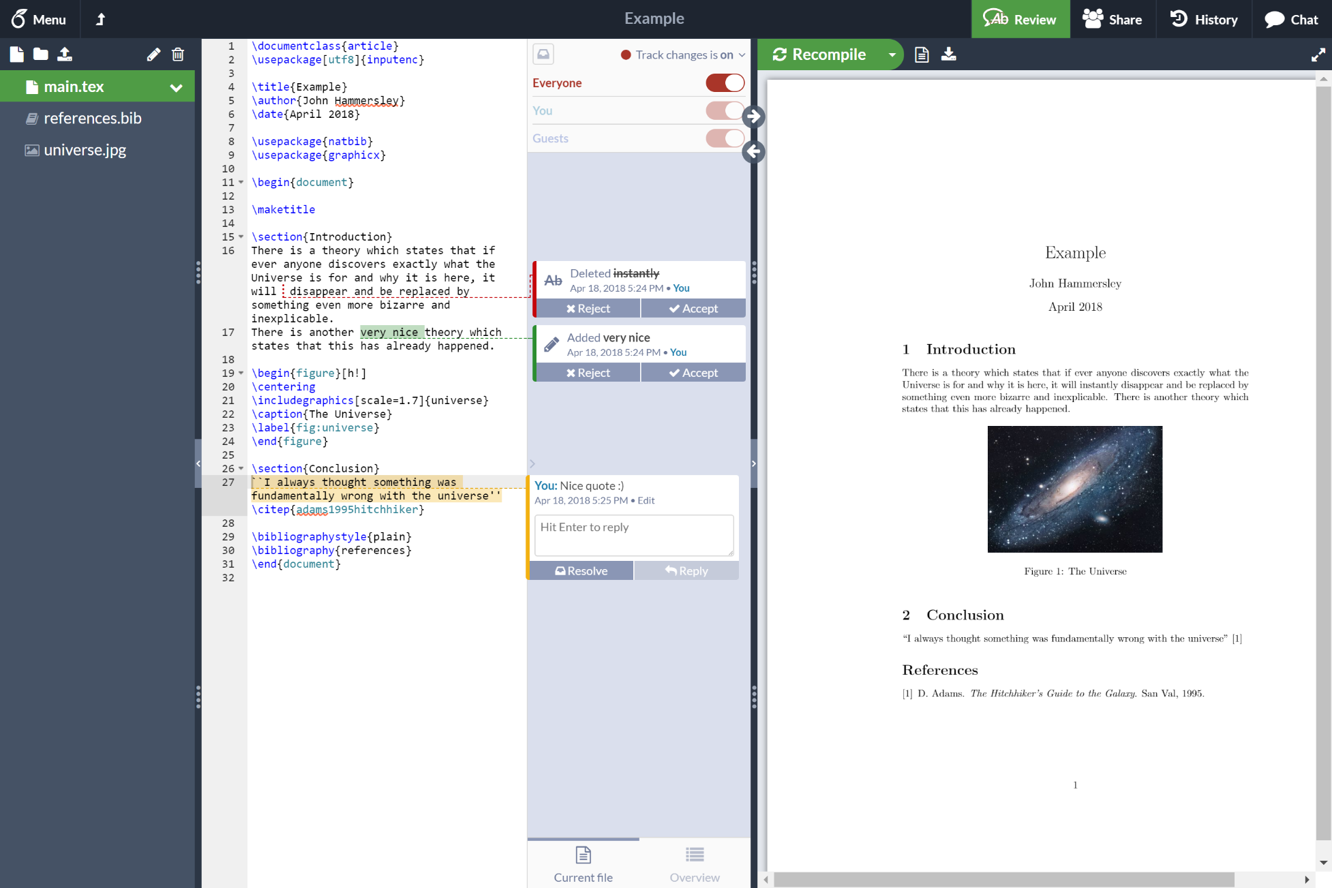 overleaf tutorial