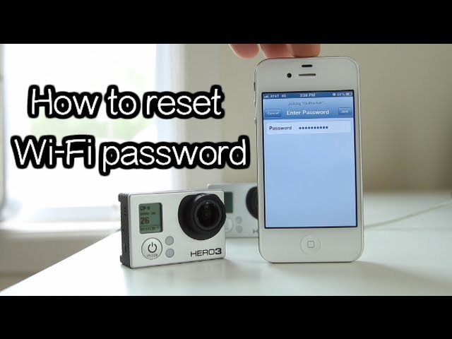 go pro hero 3 wifi password