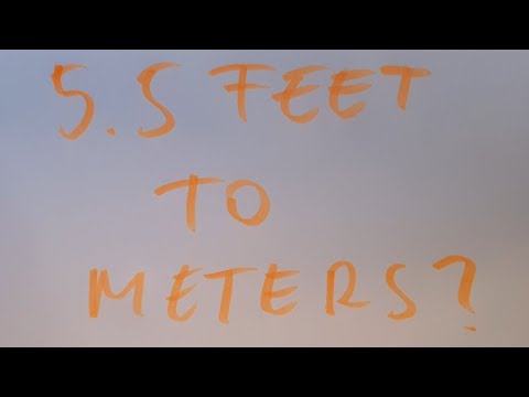 5.5feet in meters