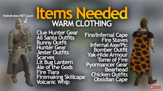 warm clothing wintertodt