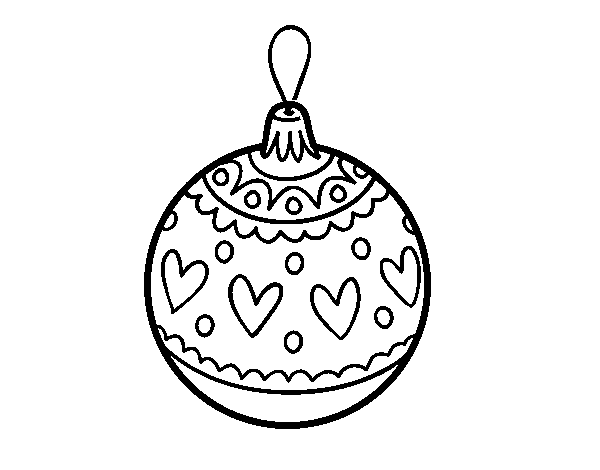 bolas navidad para colorear e imprimir