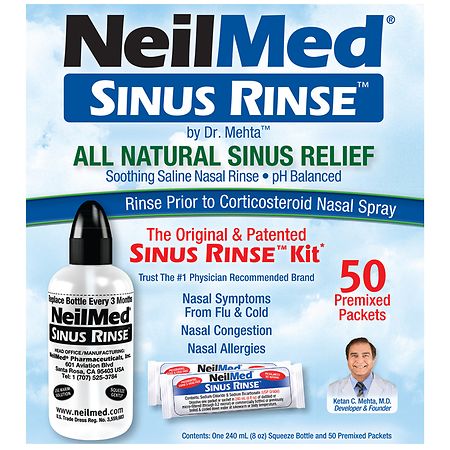 walgreens saline nasal rinse