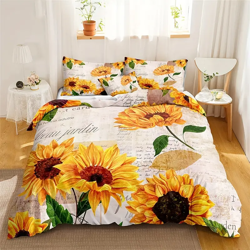 sunflower sheet set