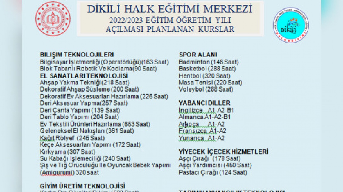 izmir halk eğitim iş ilanları