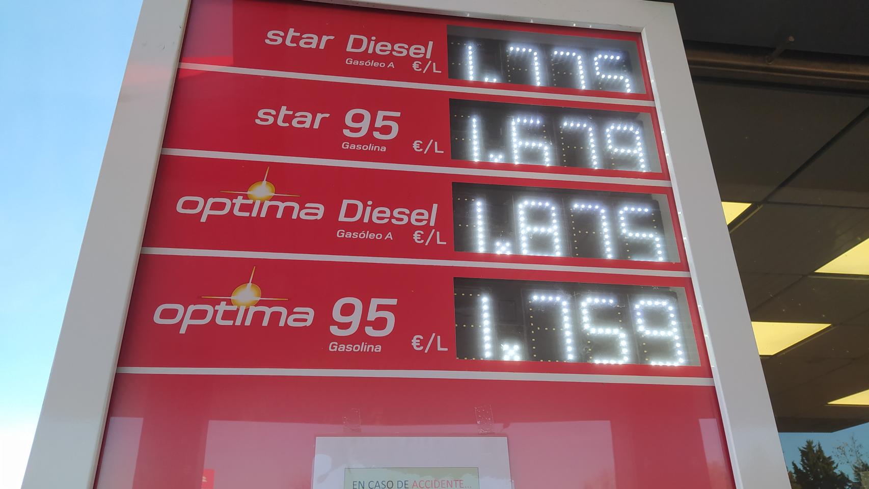 precios diesel cepsa