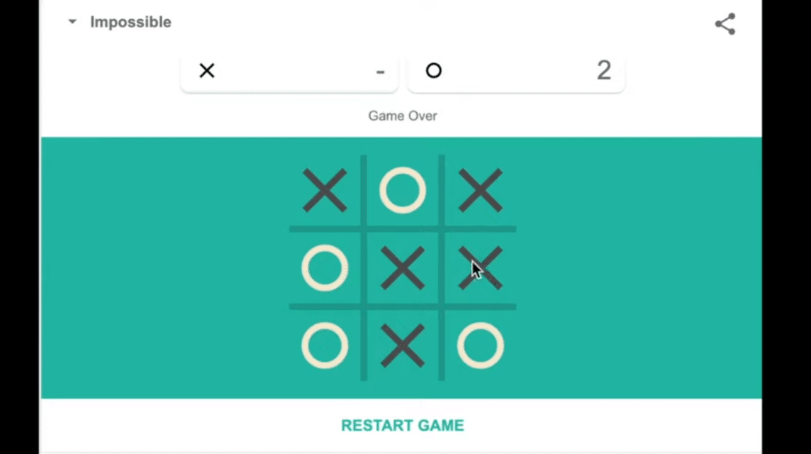 google tic tac toe