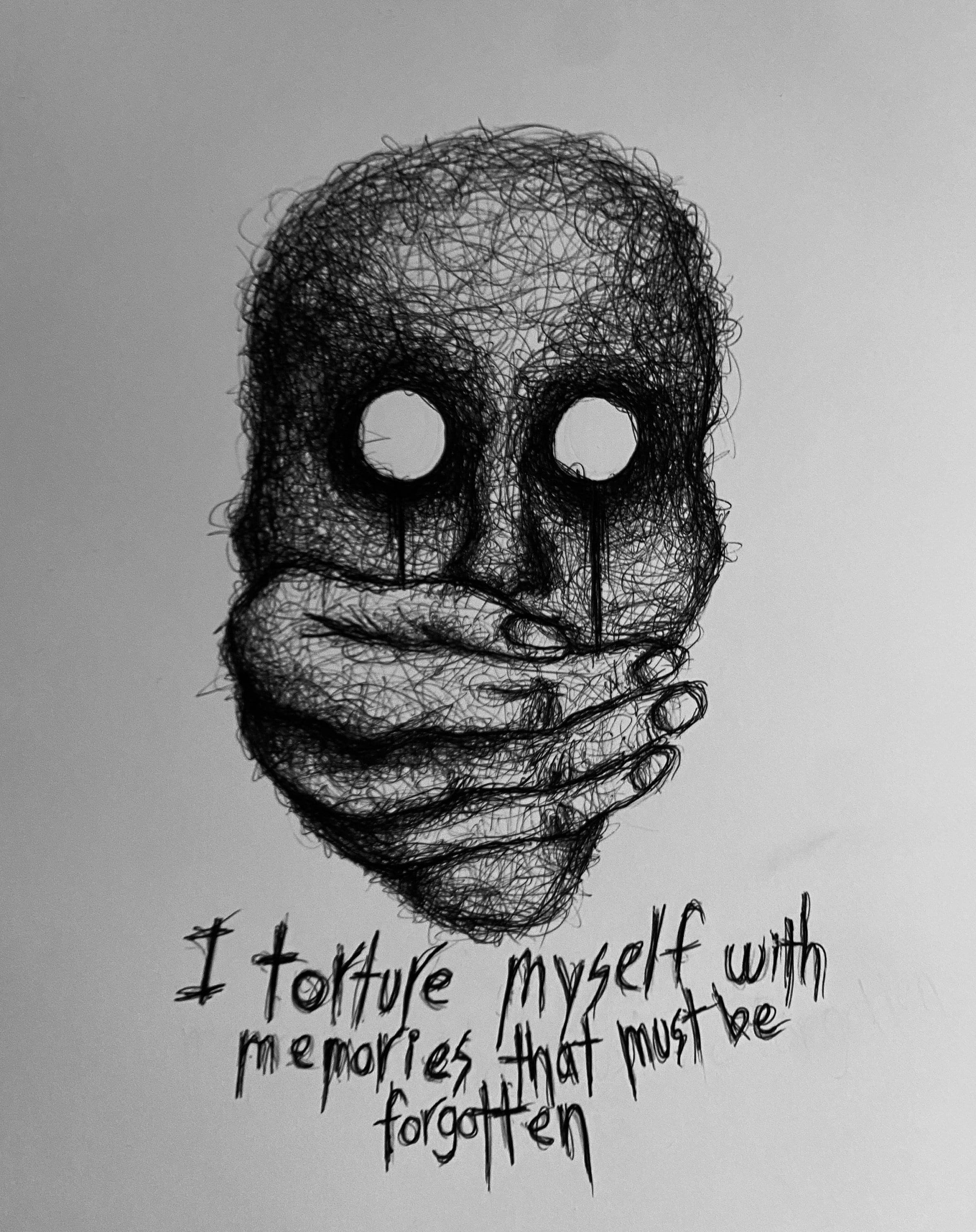 drawings of creepy things