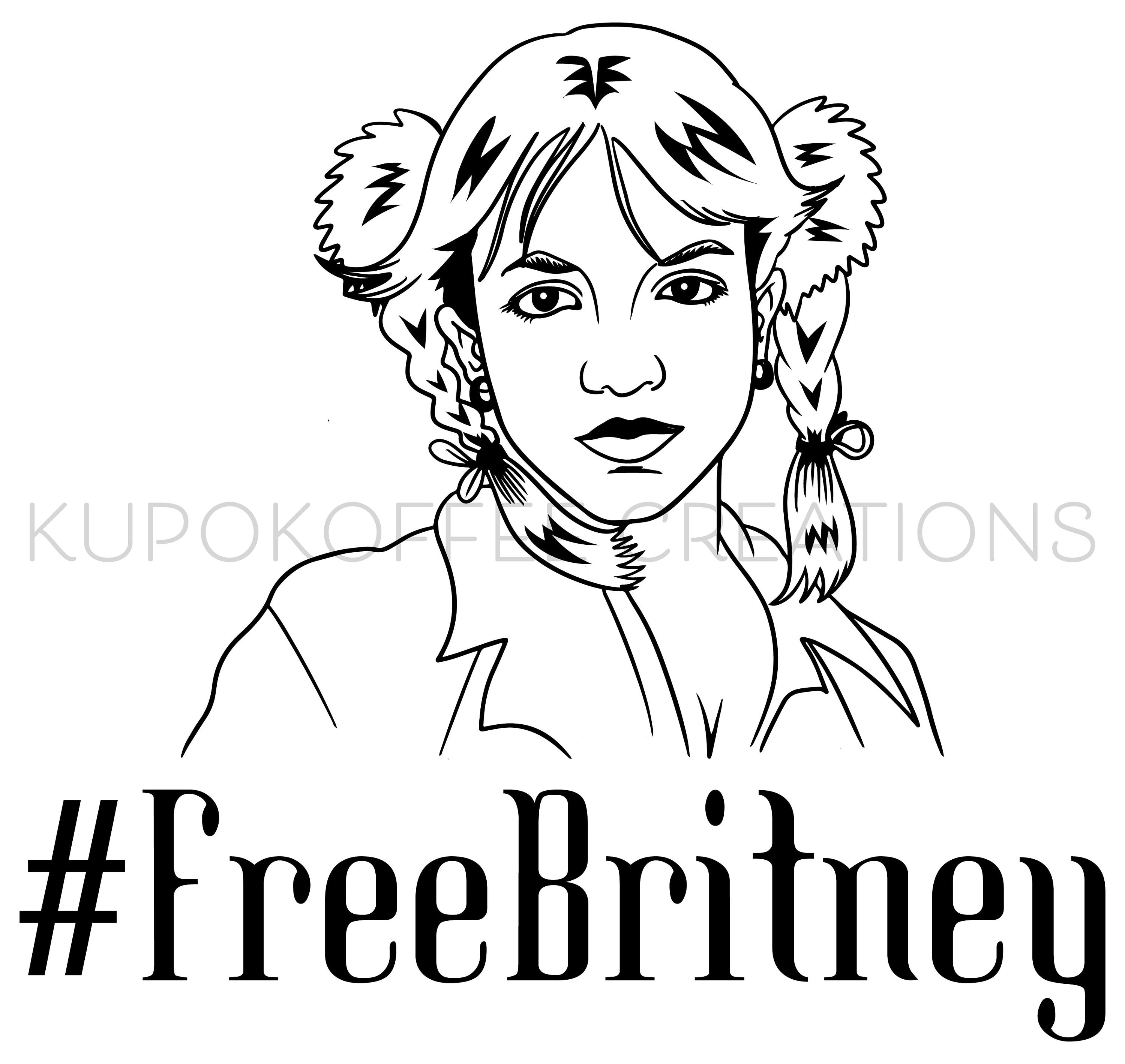 britney spears clipart