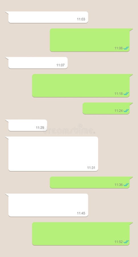 blank whatsapp template