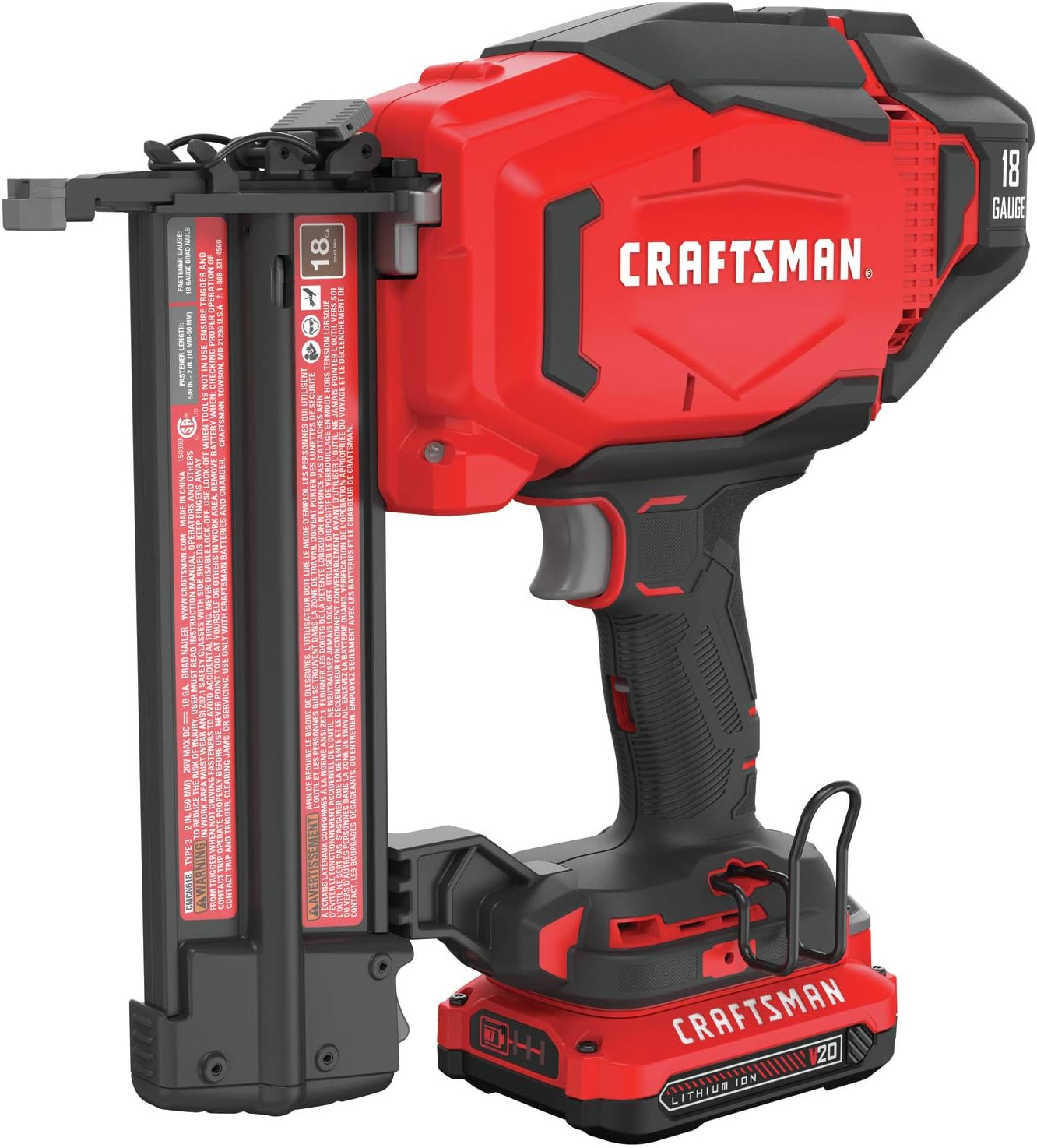 craftsman brad nailer