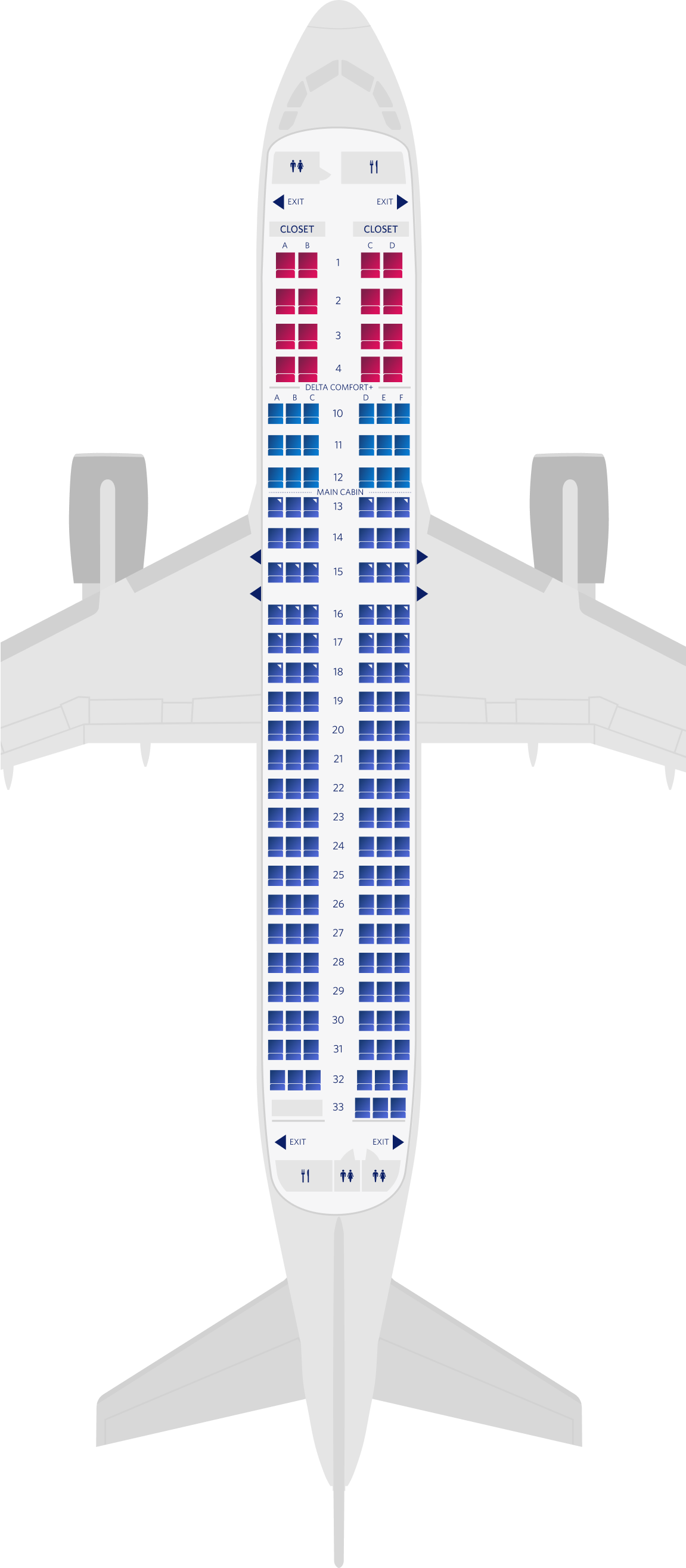 seat configuration a320