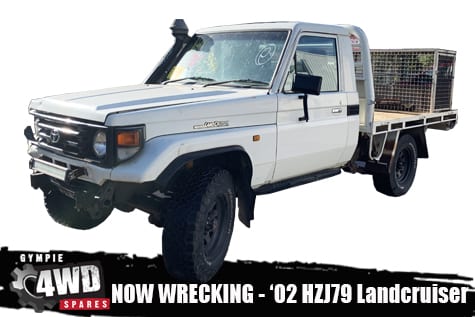 toyota landcruiser wrecking