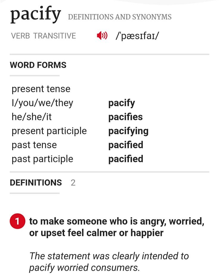 pacify synonym