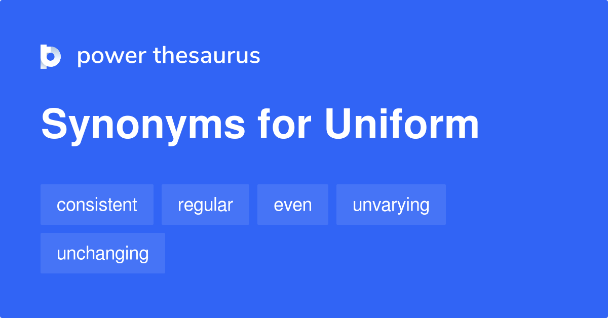 uniform synonyms