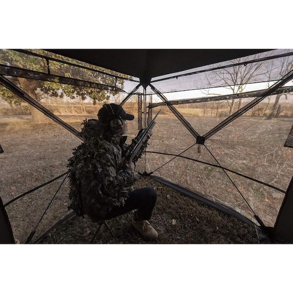 see thru ground blind