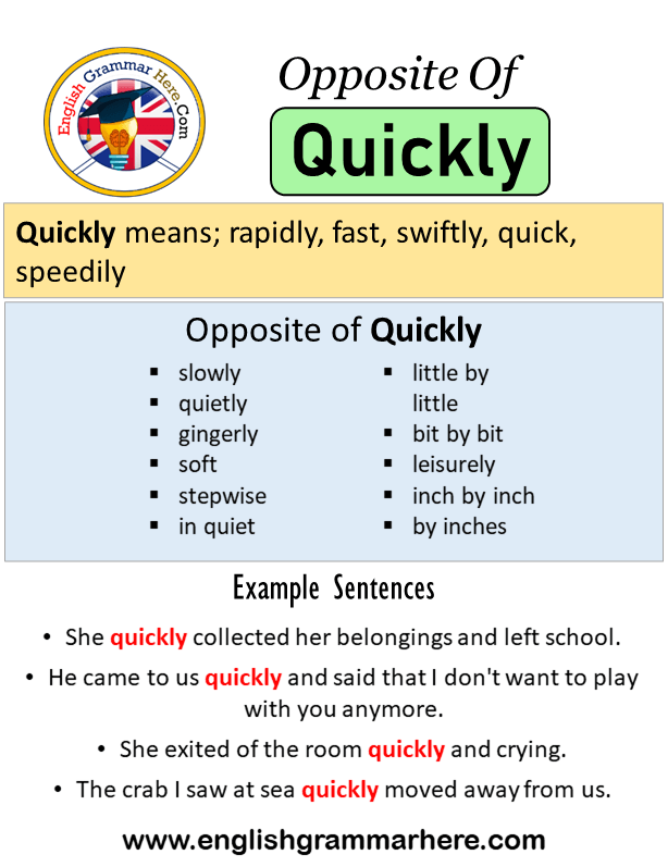 antonyms of fast