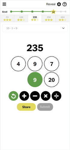 new york times digits game