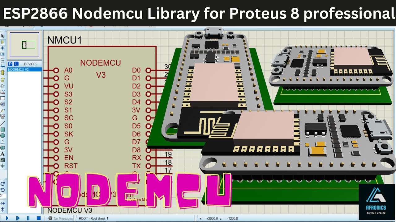 proteus nodemcu library
