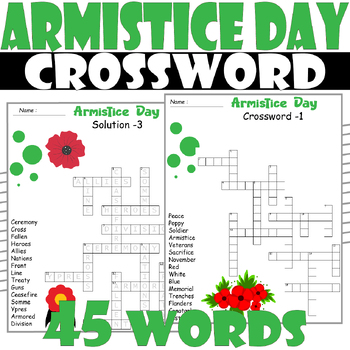 armistice crossword clue