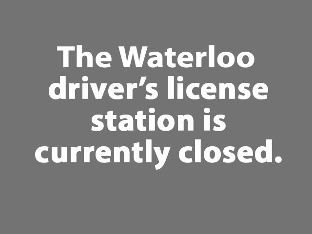 waterloo iowa drivers license station