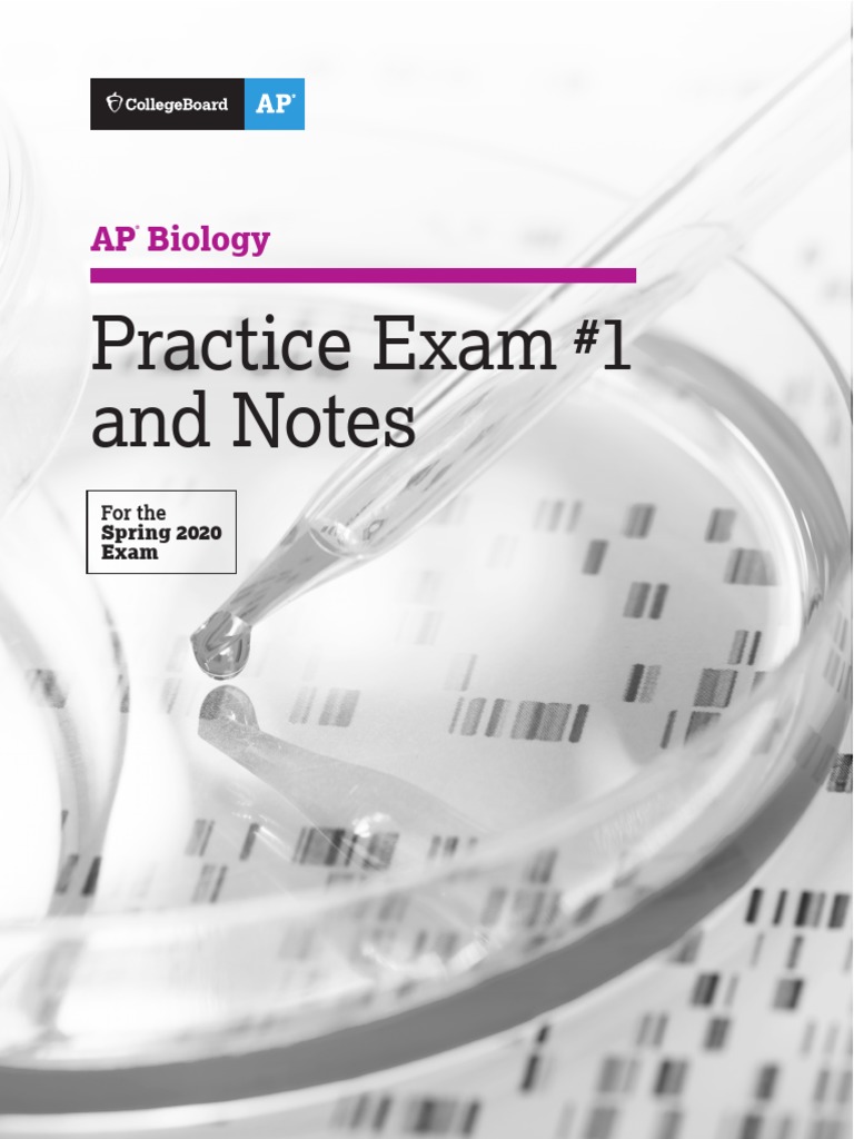 ap biology practice exam pdf