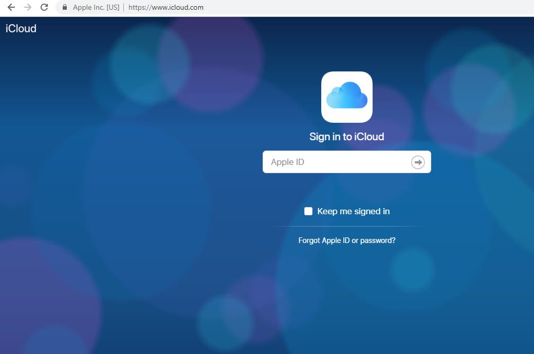 log in icloud mail