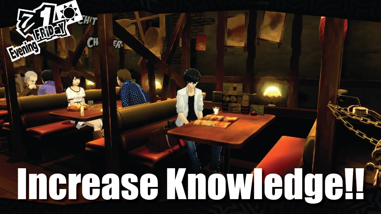 persona 5 how to raise knowledge