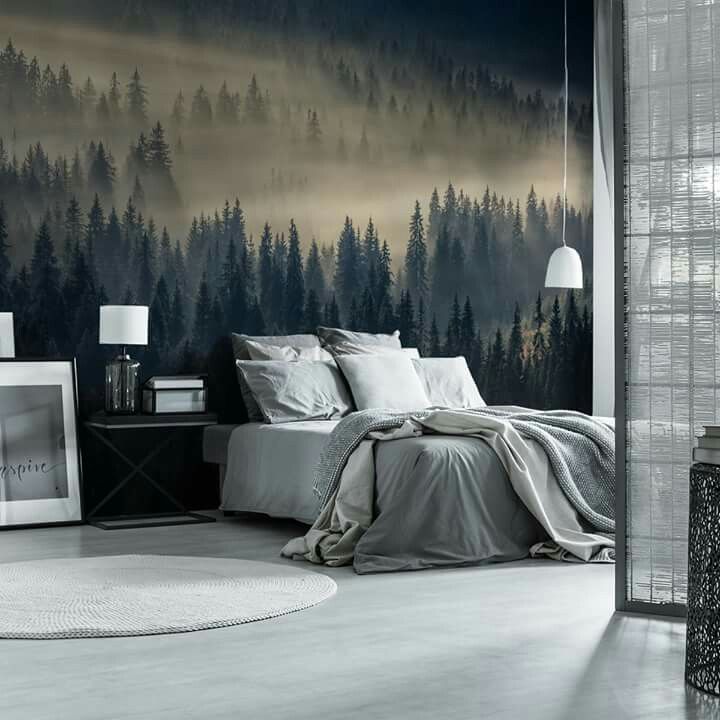 minimalist wallpaper bedroom