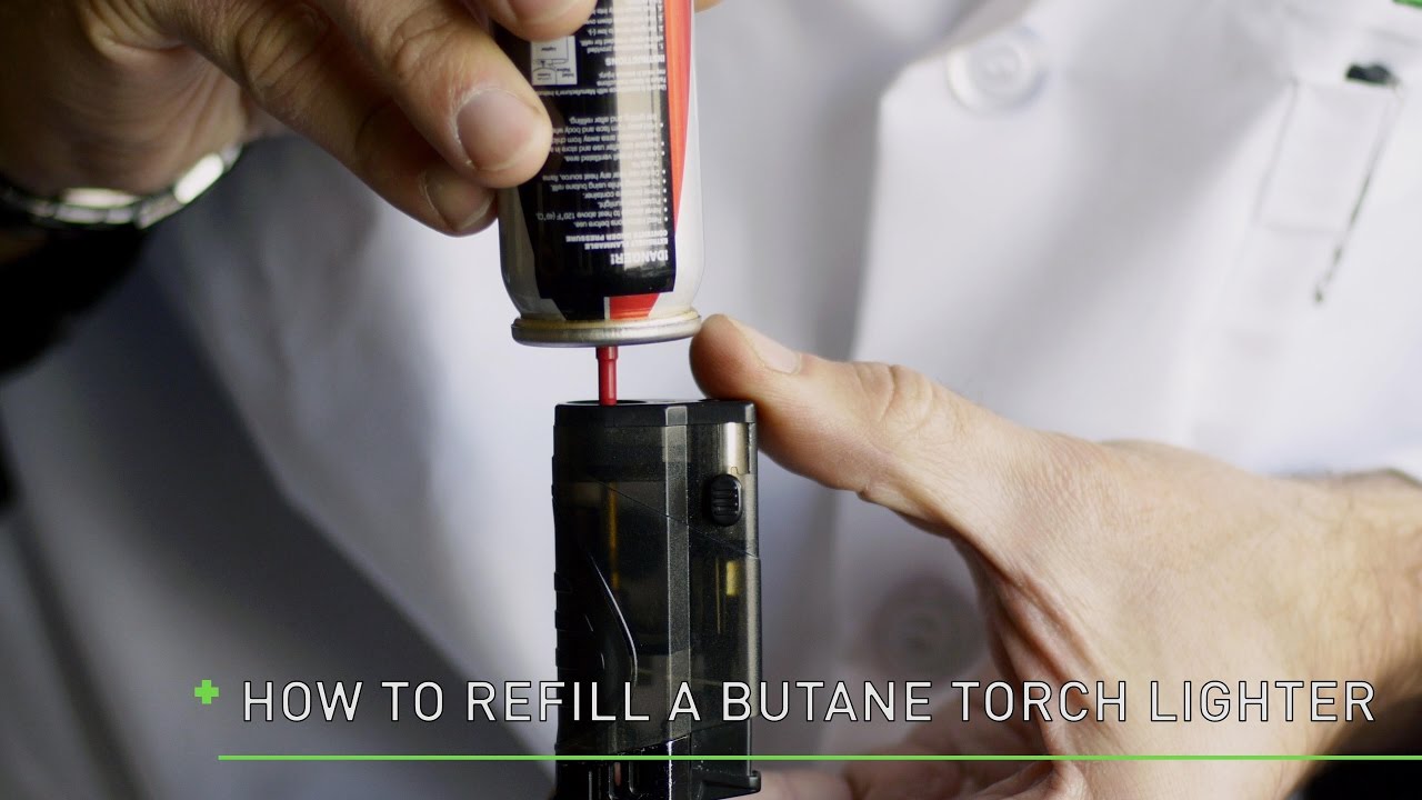 how to refill torch lighter with butane