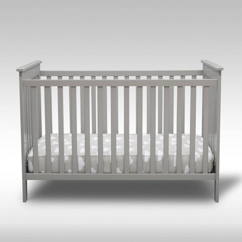 gray crib