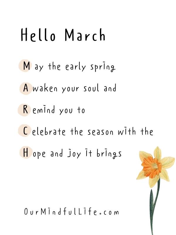 hello march quotes