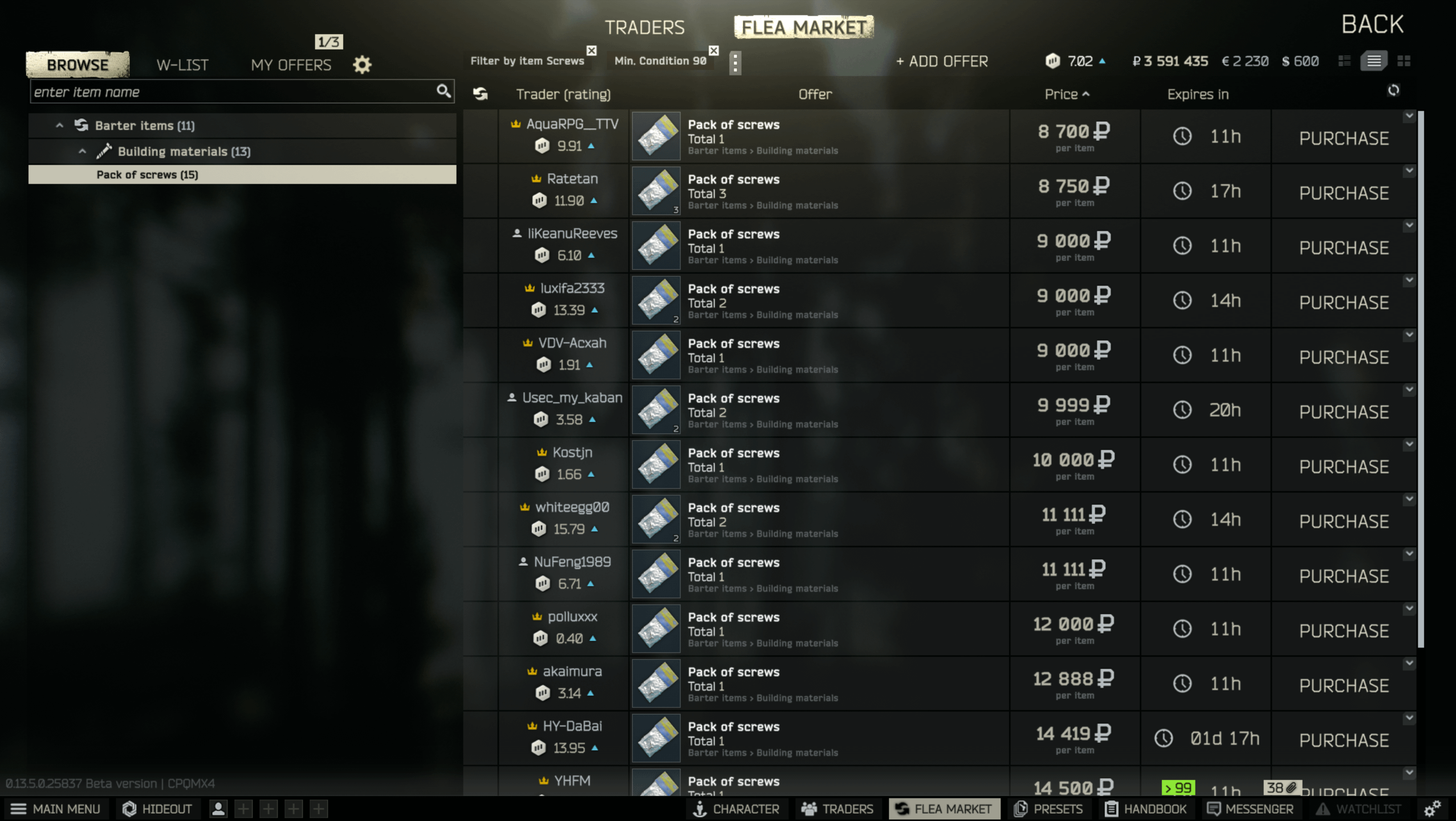 flea market tarkov