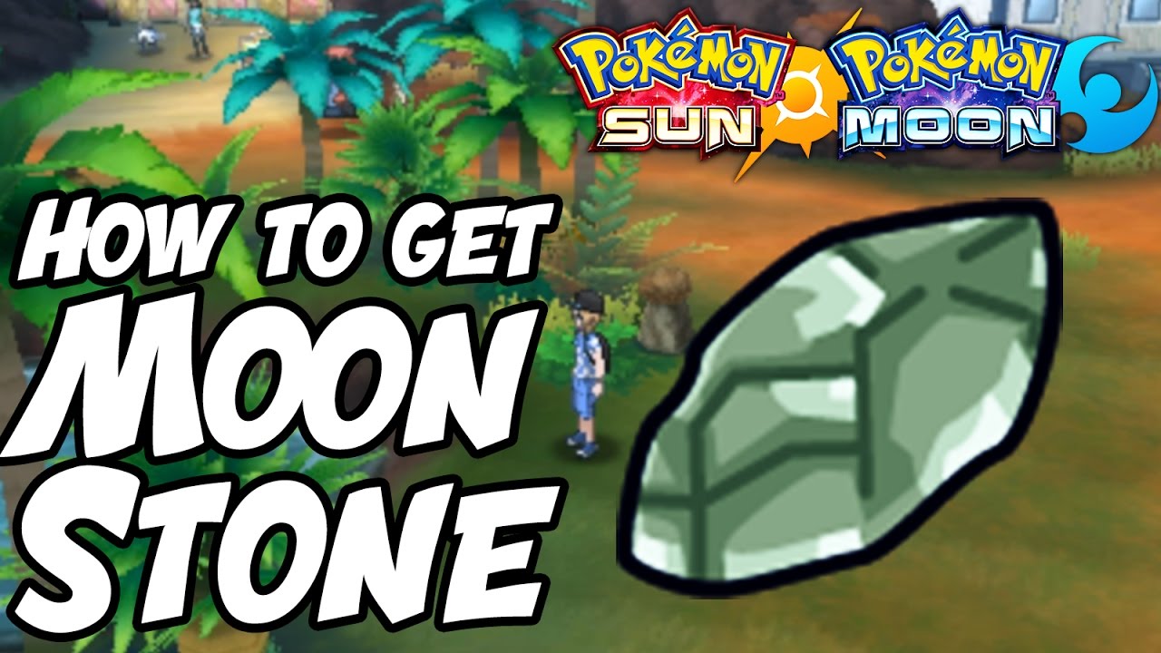 moon stone pokemon sun