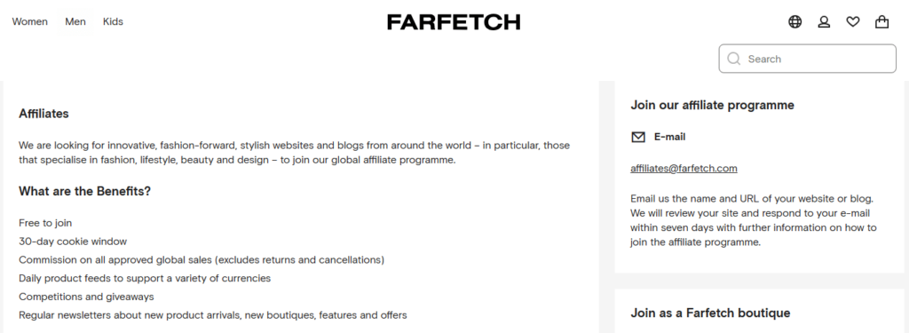 louis vuitton affiliate program farfetch