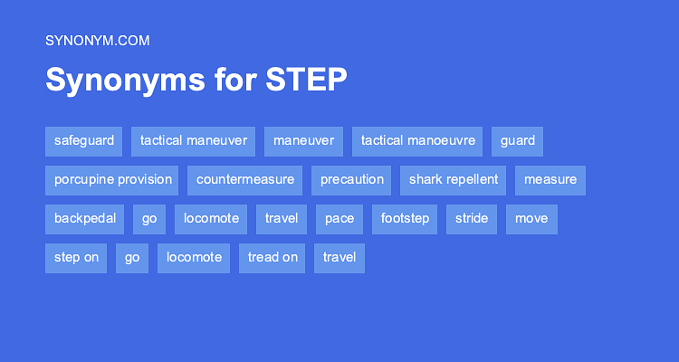 synonym for steps