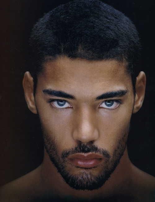 half black male models