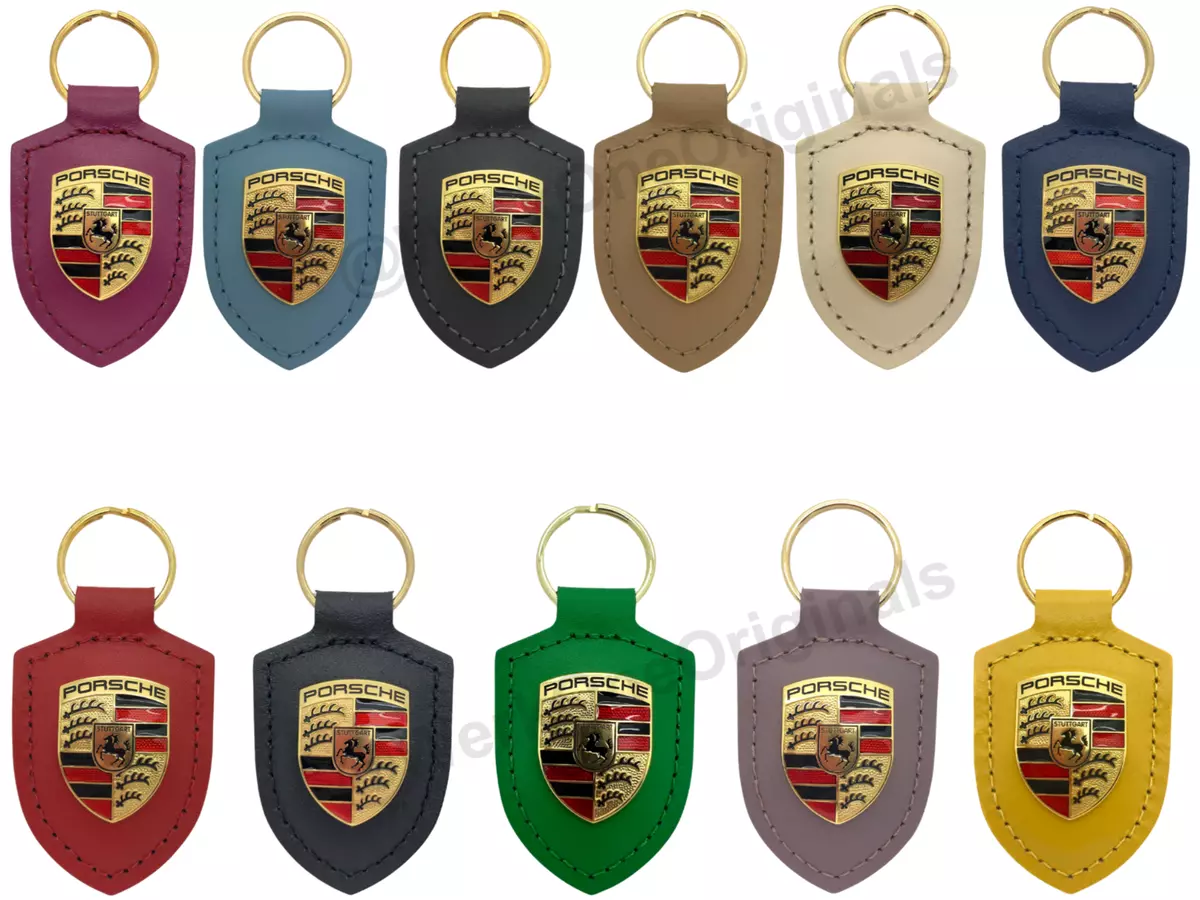 porsche crest keyring