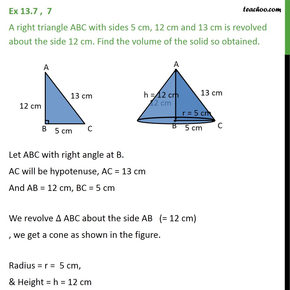 a right triangle abc