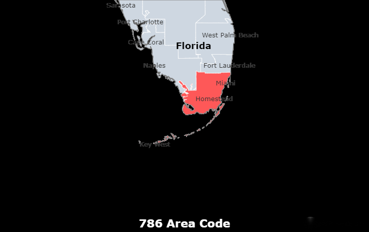 786 phone area code